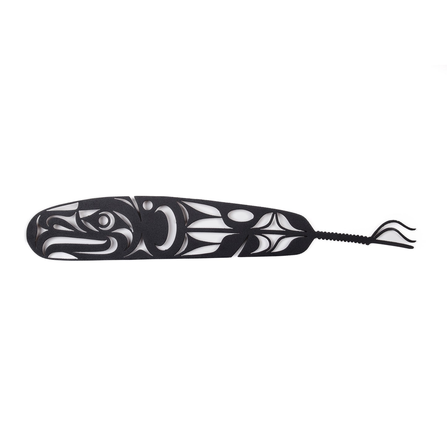Steel Sculpture | Eagle Feather by Joe Wilson (Sxwaset)