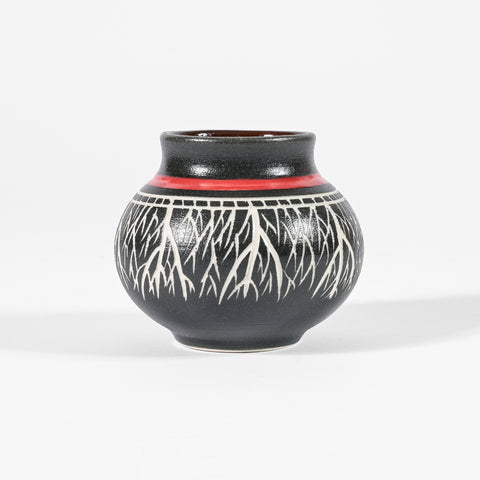 Hand Carved Ceramic Bowl | Roots by Patrick Leach