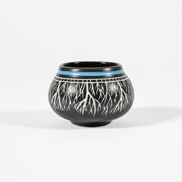 Hand Carved Ceramic Bowl | Roots by Patrick Leach