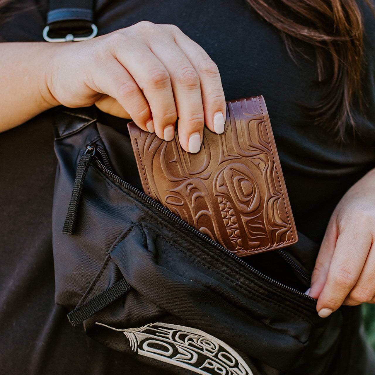 Embossed Leather Wallets | Spirit Wolf by Paul Windsor