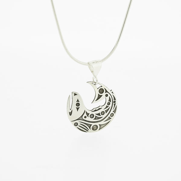 Sterling Silver Pendants | Salmon by Wes Wyse