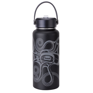 Wide Mouth Insulated Bottle | Octopus (Nuu) by Ernest Swanson