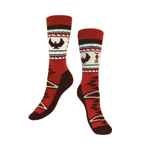 Art Socks | Spirit of the Sky by Leila Stogan - Coast Salish, Musqueam