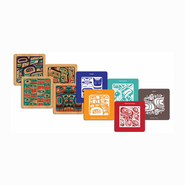 Pulp Board Square Coaster Set by Various Artists
