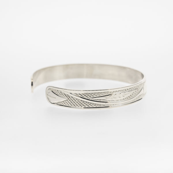1/4" Sterling Silver Bracelet | Hummingbird by Justin Rivard