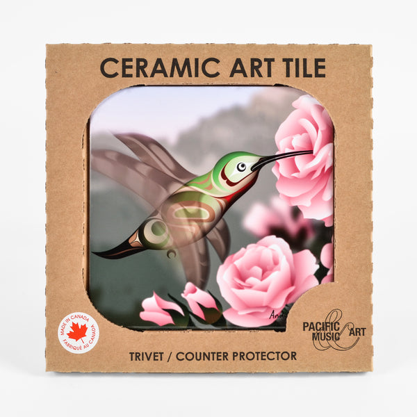 Ceramic Tile Trivet | Summer's Dance by Andy Everson