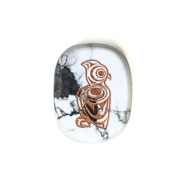 Howlite Spirit Stones | Various Designs by Maynard Johnny Jr.