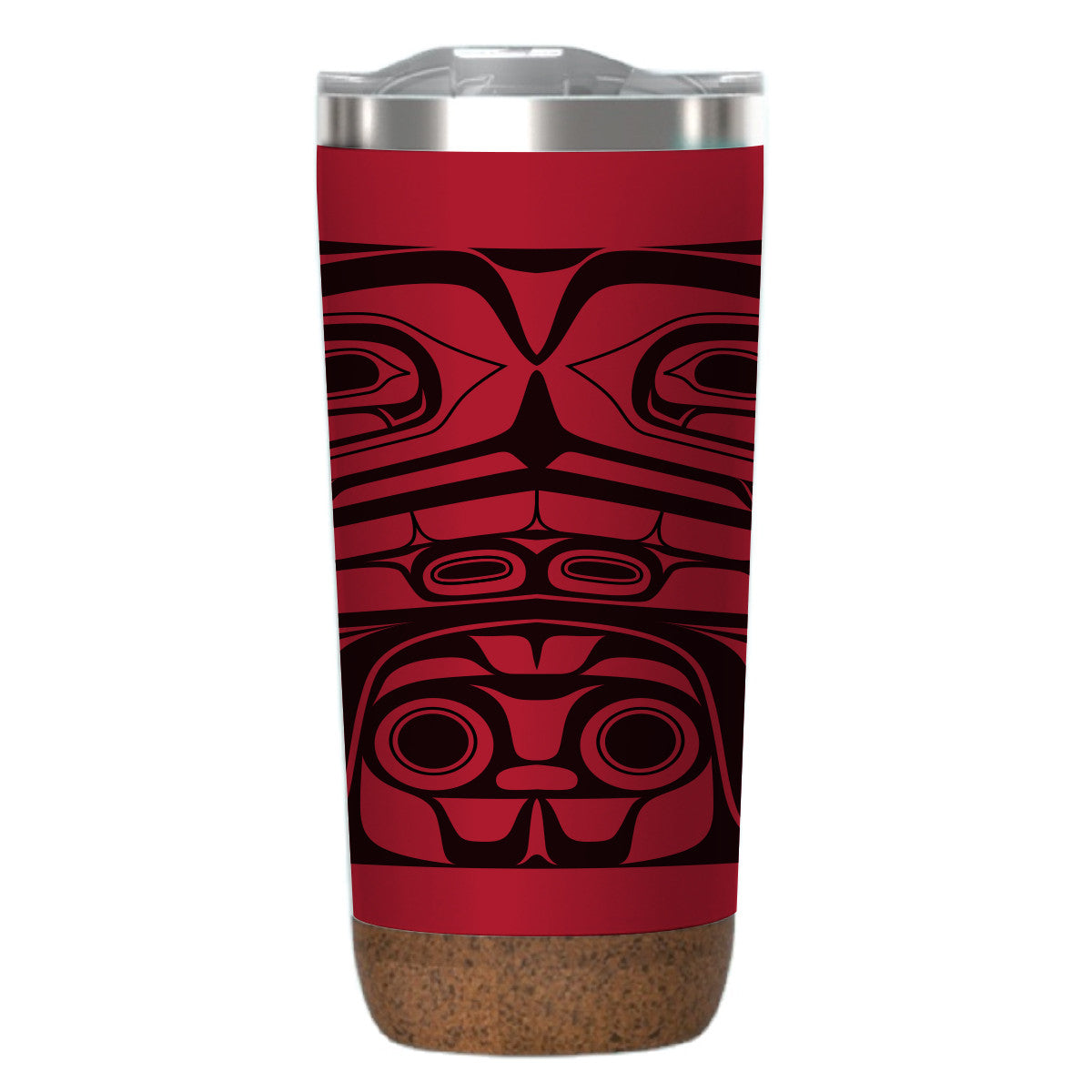 Treasure of Our Ancestors Totemic Cork Based Travel Mug 12 oz