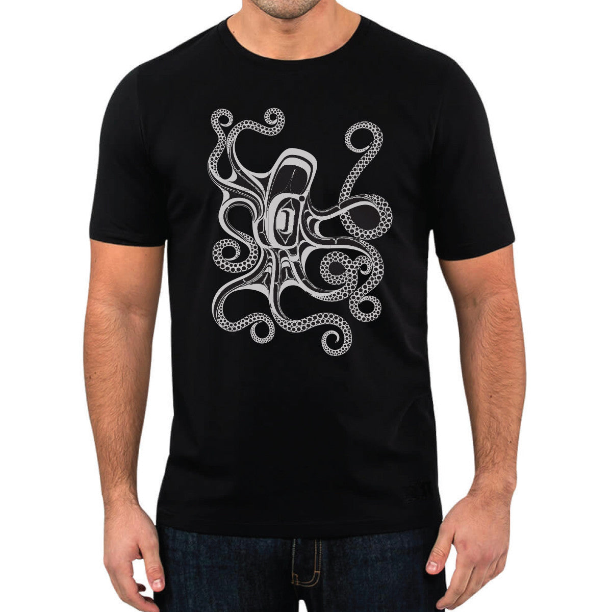 Unisex T Shirt Octopus by Ernest Swanson