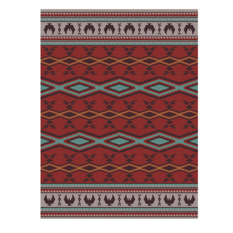 Woven Acrylic Blanket | Spirit of the Sky by Leila Stogan