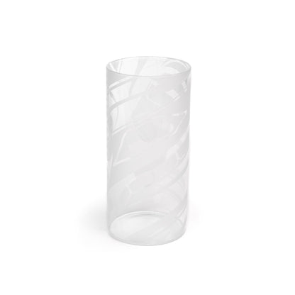 Etched Glass Vase | Abstract Formline (Short) by Alano Edzerza