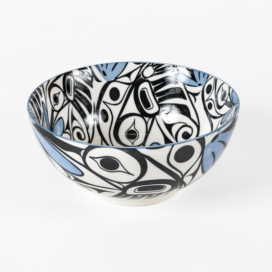 Fine Porcelain Bowl (Large) | Hummingbird by Bill Helin