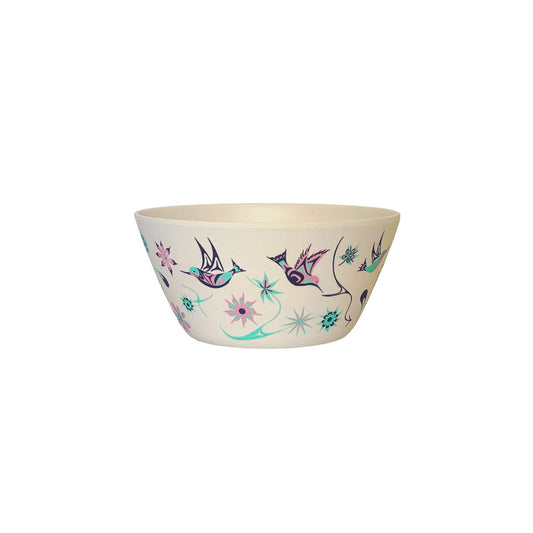 Bamboo Fibre Bowl (Small) | Hummingbirds by Nicole La Rock