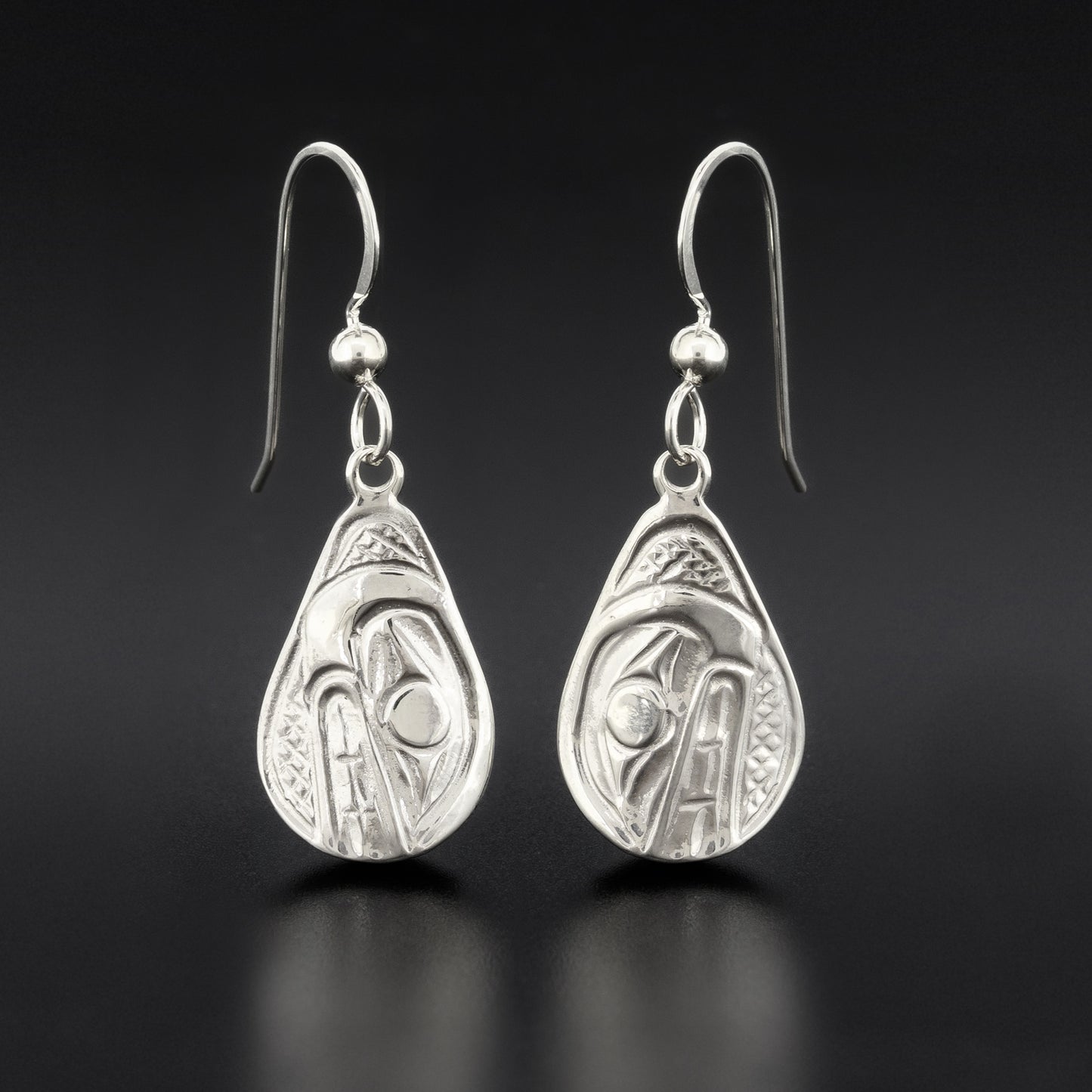 Cast Sterling Silver Earrings | Various Designs by Carrie Matilpi