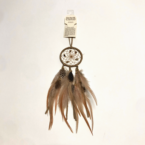 Dreamcatcher | Classic 2.5" dia. (Tan) by Monague Indigenous Crafts & Gifts