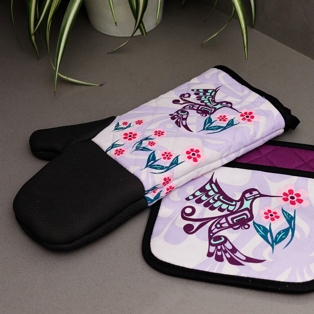 Neoprene Oven Mitt | Hummingbird by Francis Dick