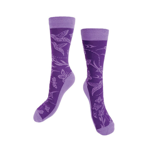 Art Socks | Hummingbird by Simone Diamond - Coast Salish