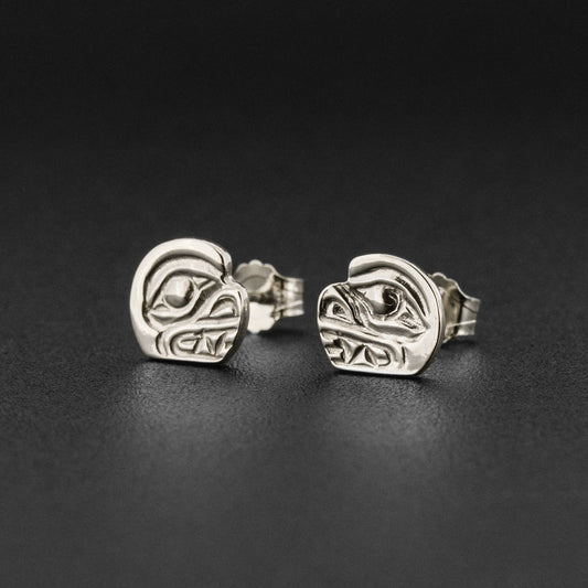 Sterling Sliver Figurative Stud Earrings | Various Designs by Carrie Matilpi