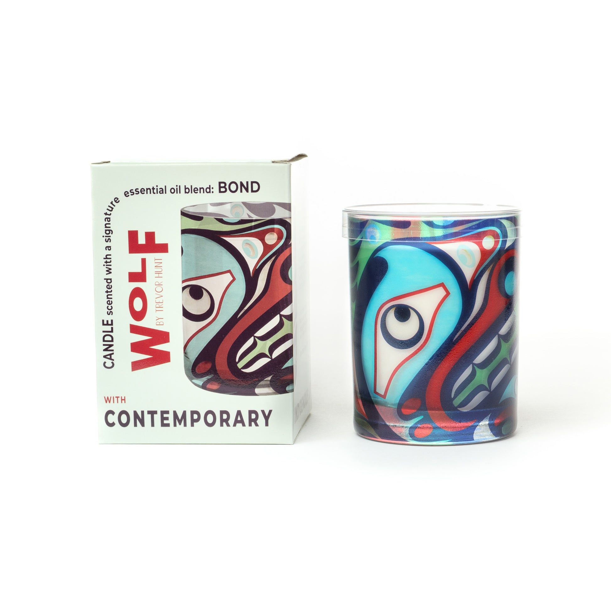 Scented Art Candle | Wolf by Trevor Hunt