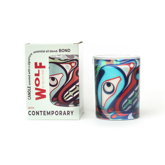 Scented Art Candle | Wolf by Trevor Hunt