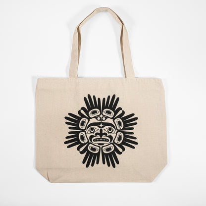 Zipper Tote Bags | Hands of Friendship by Beau Dick