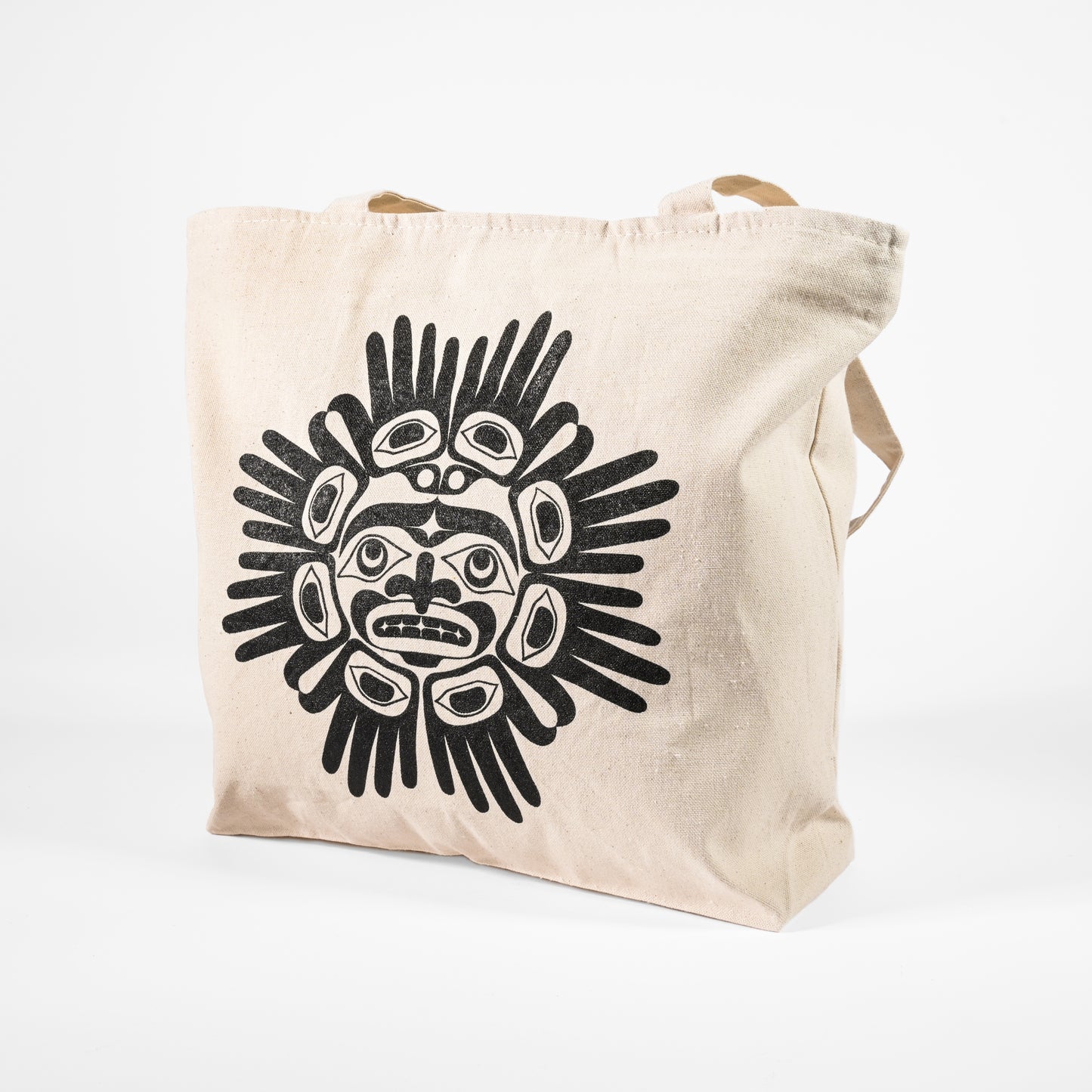 Zipper Tote Bags | Hands of Friendship by Beau Dick