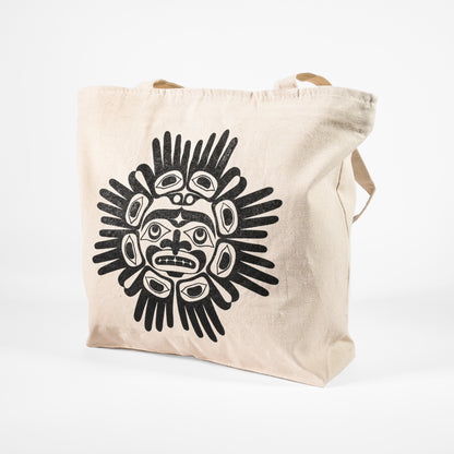 Zipper Tote Bags | Hands of Friendship by Beau Dick