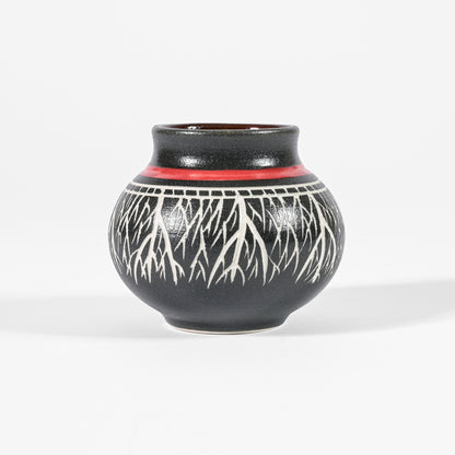 Hand Carved Ceramic Bowl | Roots by Patrick Leach