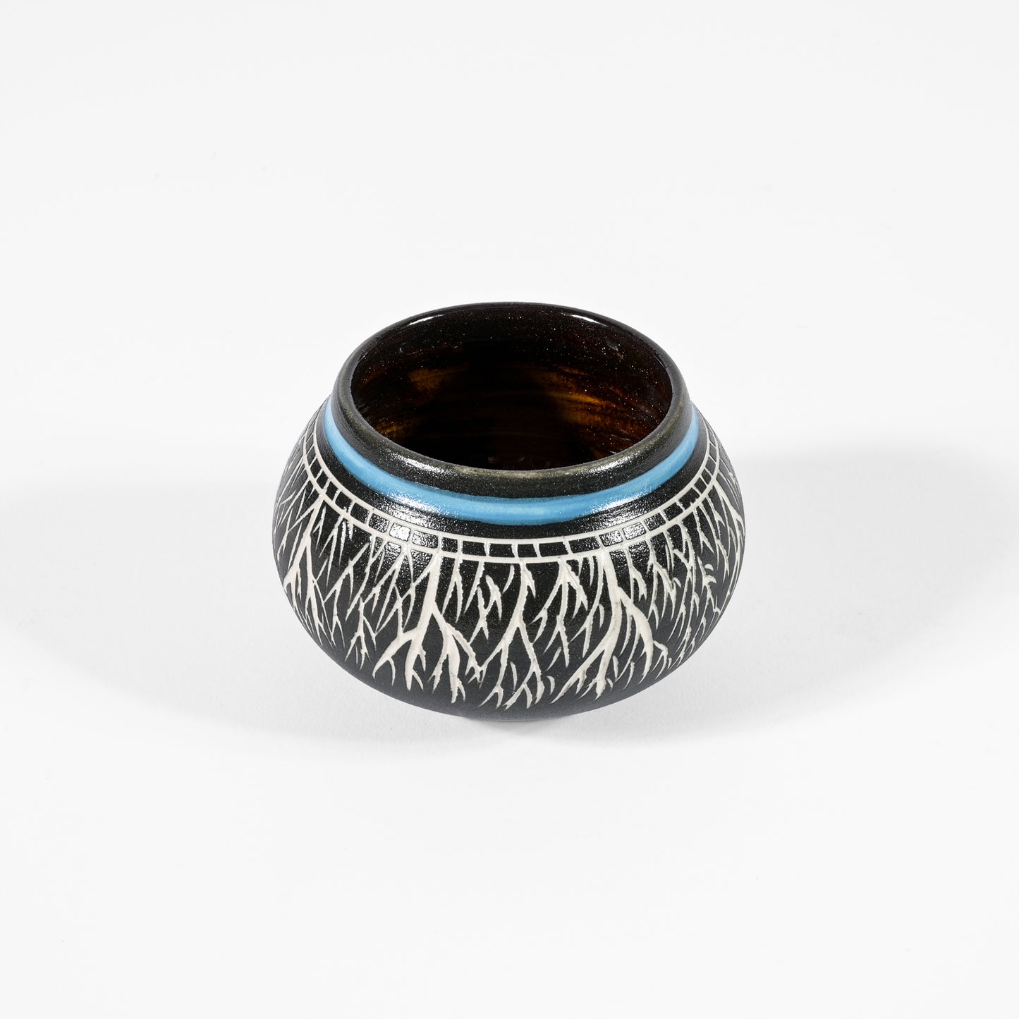 Hand Carved Ceramic Bowl | Roots by Patrick Leach