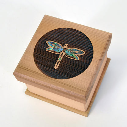 Small Red Cedar Boxes with Abalone by Spirit Works