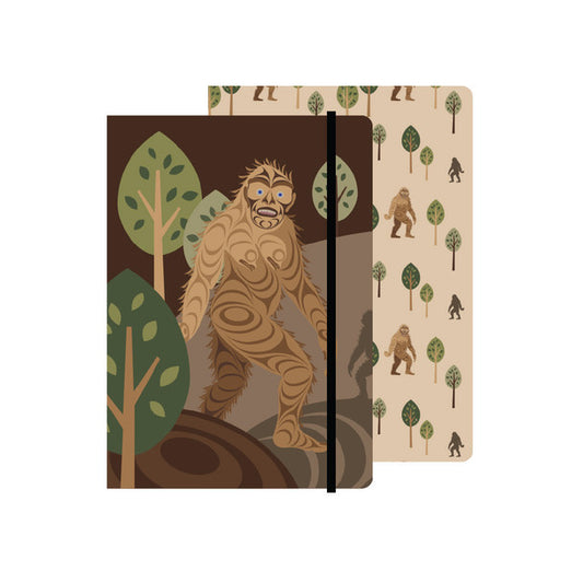 Hardcover Journal | Sasquatch by Francis Horne Sr. - Coast Salish