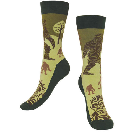 Art Socks | Sasquatch by Francis Horne Sr. - Coast Salish
