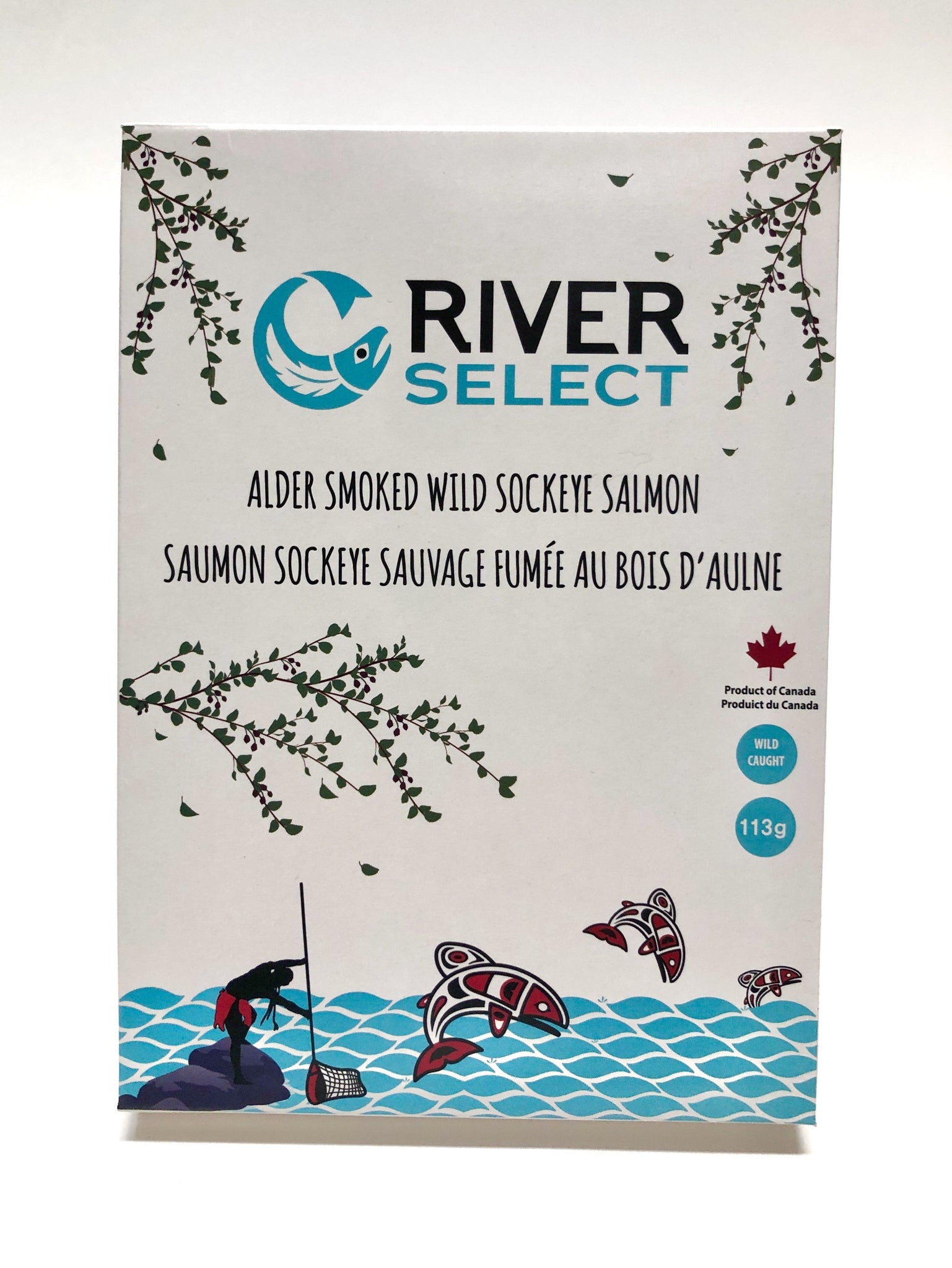 Alder Smoked Wild Sockeye Salmon by River Select Cooperative, Northern Secwepemc and Tsilqhot’in First Nations