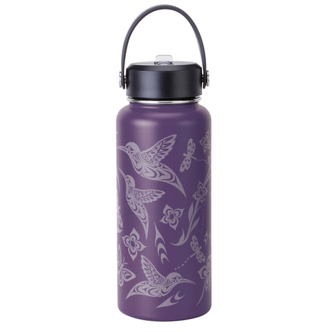 Wide Mouth Insulated Bottle | Hummingbird by Simone Diamond