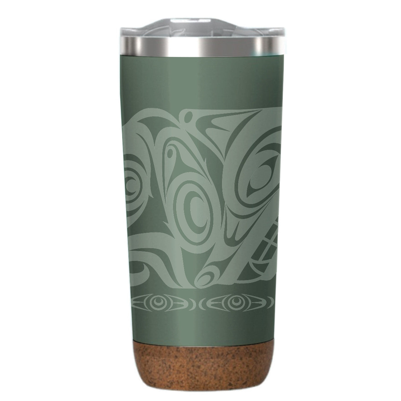 Cork Based Travel Mugs | Urban Wolf by Maynard Johnny Jr.