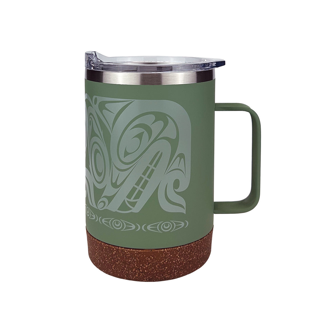 Cork Based Travel Mugs | Urban Wolf by Maynard Johnny Jr.