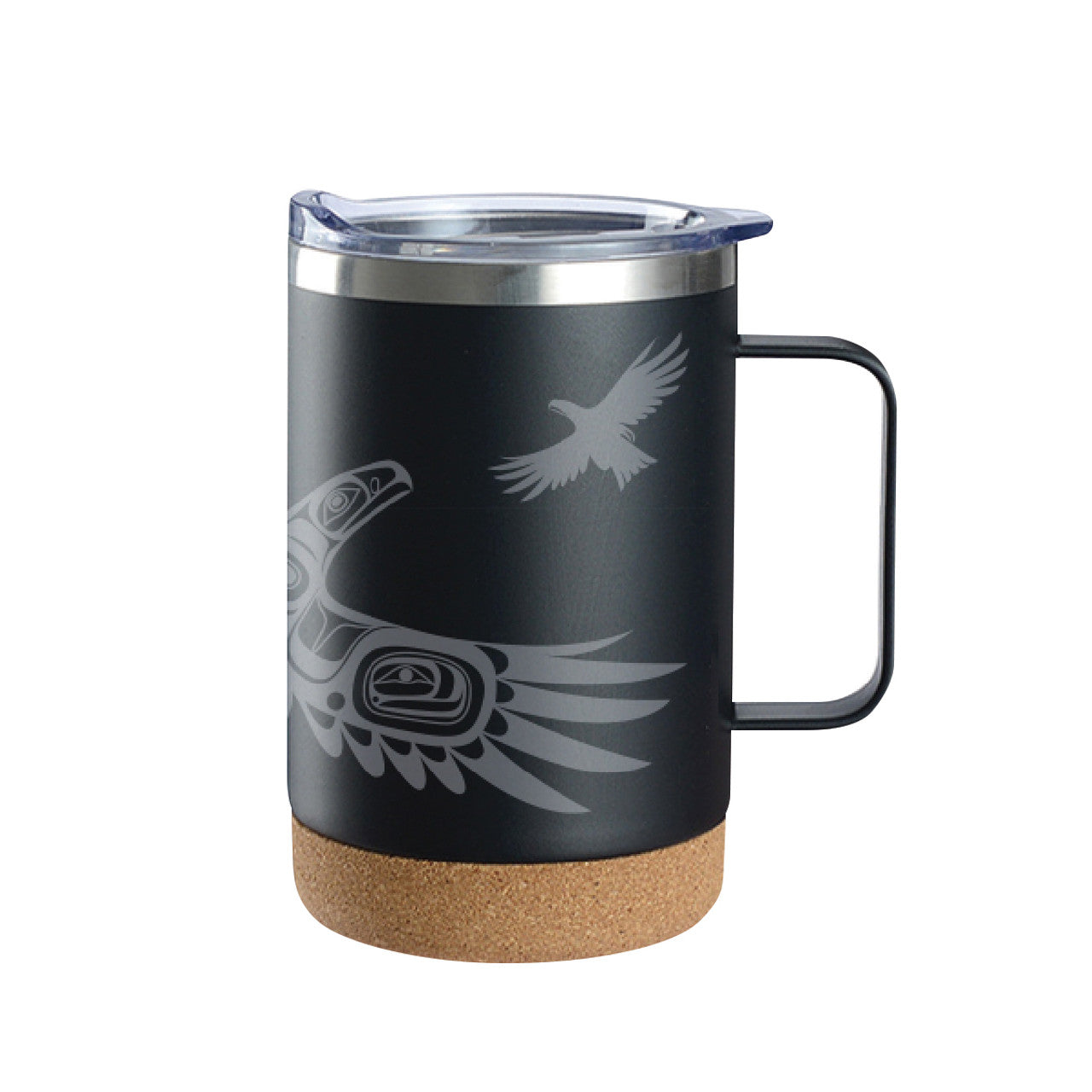 Cork Based Travel Mugs | Soaring Eagle by Corey Bulpitt