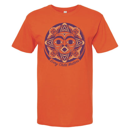 Every Child Matters (Protected by our Ancestors) Orange T-shirt by Simone Diamond