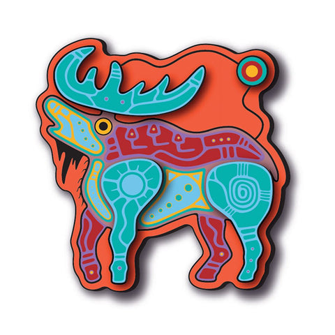 3D Acrylic Magnet | Moose by Jason Adair