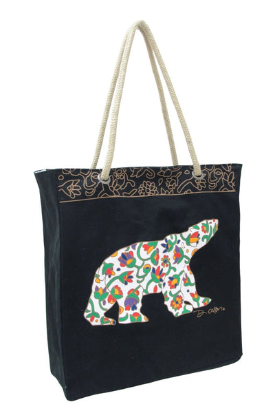 Eco Tote Bag | Spring Bear by Dawn Oman