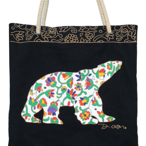Eco Tote Bag | Spring Bear by Dawn Oman