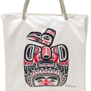 Eco Tote Bag | Children of the Raven by Bill Reid