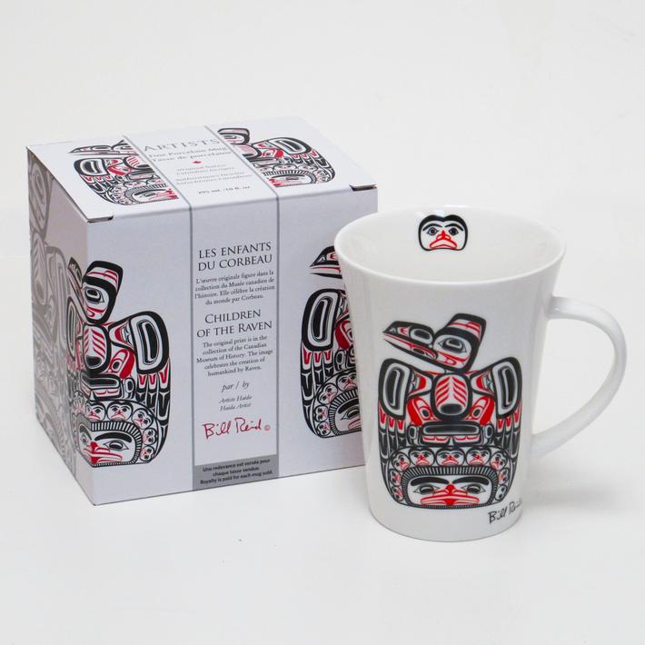 Fine Porcelain Mug | Children of the Raven by Bill Reid