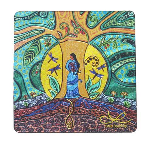 Metallic Magnet | Strong Earth Woman by Leah Dorion