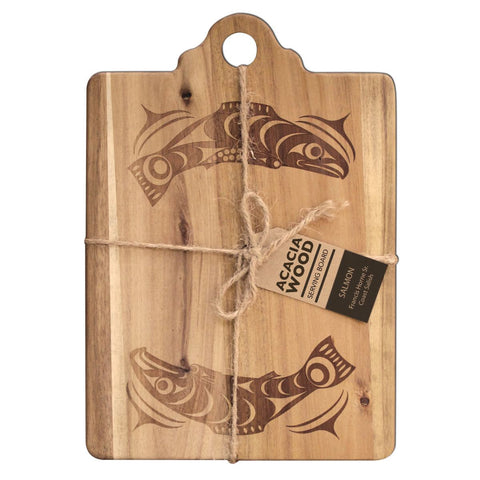 Acacia Wood Serving Board by | Salmon Francis Horne Sr.