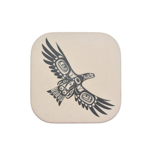 Bamboo Fibre Coaster Set | Soaring Eagle by Corey Bulpitt