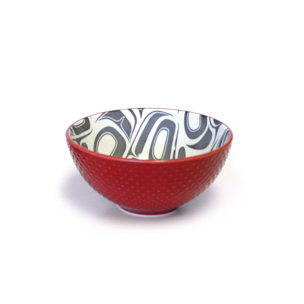 Small Porcelain Art Bowl | Transforming Eagle by Ryan Cranmer