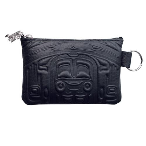 Deerskin Coin Purse | Bear Box (Black) by Clifton Fred