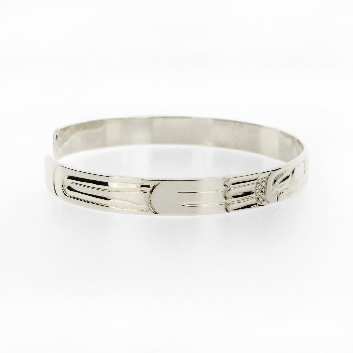 1/4" Sterling Silver Bracelet | Frog by Carrie Matilpi