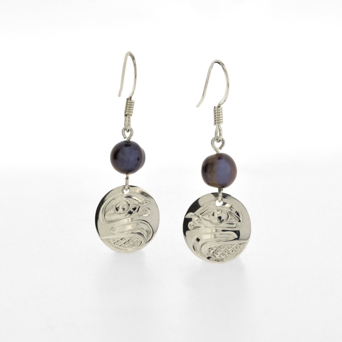 Sterling Silver Earrings with Freshwater Pearls | Various Designs by Carrie Matilpi